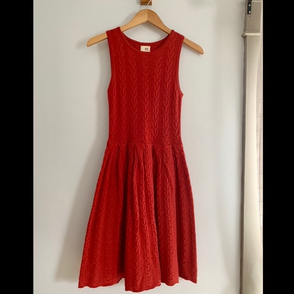 Anthropologie red sweater dress - Picture 2 of 4